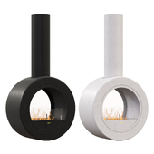 Bioethanol hanging fireplace incycle