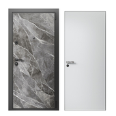 Entrance door and interior door 25