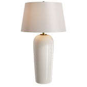 Pottery Barn Carter Milk Glass Table Lamp