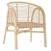 Lombok Rattan Lounge Chair