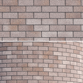 Facade tiles Hauberk Marble Brick