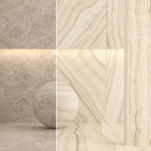 Graniti Fiandre Marmi Maximum/ Soft Onyx Luc/ Atlantic Gray Luc/ 3000x1000 mm