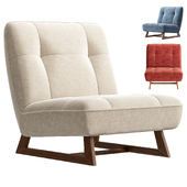 Ribs Chair Velvet Beige