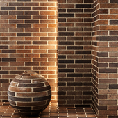 Brown brick texture 2K 003