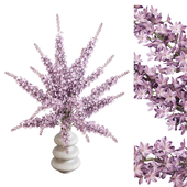 Lilac elegance in concrete