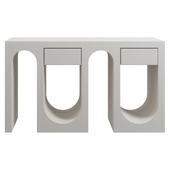 Console with drawers Endor White Loft-Concept