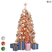 Decorative New Year tree