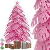 Decorative Christmas Tree - Monstera
