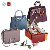 Bags set 13. Hermes collection