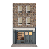 Facade of an old English shop