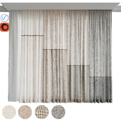 Set of linen curtains 147