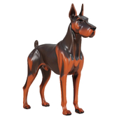 Doberman Dog Sculpting