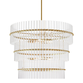 Pottery Barn Mallory Crystal Round 3-Tier Chandelier