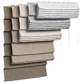 Roman blinds tweed herringbone pattern 1000mm