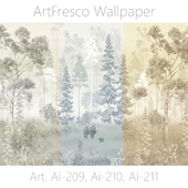 ArtFresco Wallpaper - Designer seamless photo wallpaper Art. Ai-209, Ai-210, Ai-211 OM