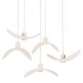 Crafted Pendant Bedside Lighting Flight Bird