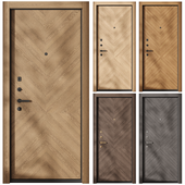 Guardian entrance door with decorative panel Alliance