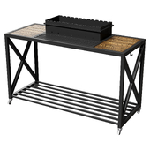 Brazier with tile loft V2
