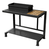 Barbecue in loft style V4