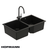 Kitchen sink with mixer Hofmann