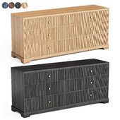 Genevieve Reeded 6 Drawer Dresser