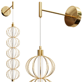 Wall lamp Golden Cage