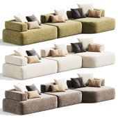 3 Pcs Modular Sleeper Sofa