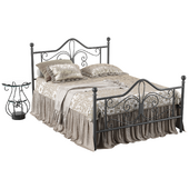 Anterrio Metal Bed - Wrought Bed