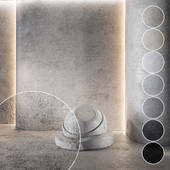 Decorative poster | Concrete set (seamless) | 44