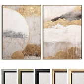 Plaster Two Photo Frame B-696