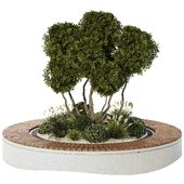 Flowerpot with Bench 18