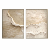 Murals Textured paintings of the Sea