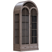 Arch Salvage Gwynn Curio China Parch - ART Furniture