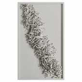 Decorative panel, gypsum