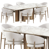Mateo Dining chair, Adrien Table