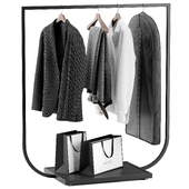 Rack with clothes 02