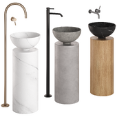 Saba 37 Floorstanding Washbasin by Noorth
