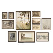 Set of classic paintings 70