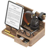 wooden nightstand organizer