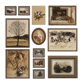 Set of classic paintings 71