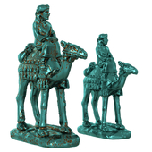 Egyptian figurine of a camel with a rider