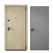 Entrance door and interior door 34