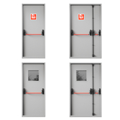 Fire door set 01