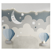 Decorative wall Headboard for children's room with decor #3