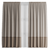 Curtains for hidden cornice