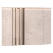 Wall Panel with Curved Lines