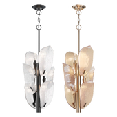 Pendant lamp WERTMARK GRACIA in black or gold