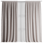 Curtains with a cornice