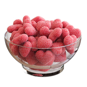 Marmalade hearts in a bowl