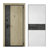 Entrance door and interior door 36